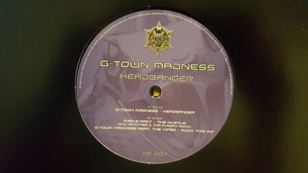 G-Town Madness - Headbanger (repress black sleeve) (12")