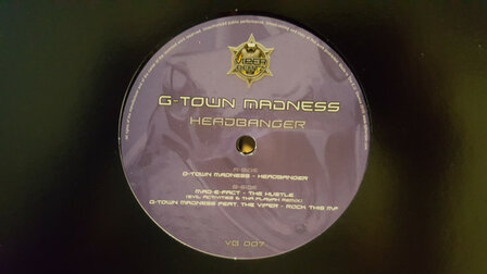 G-Town Madness - Headbanger (repress black sleeve) (12&quot;)