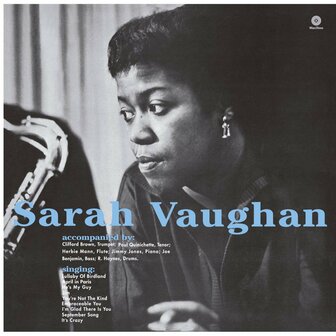 SARAH VAUGHAN - WITH CLIFFORD BROWN (LP)