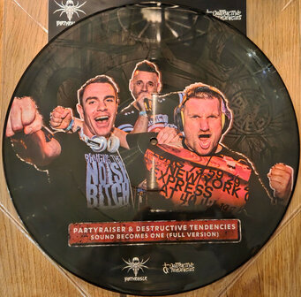PARTYRAISER &amp; DESTRUCTIVE TENDENCIES - SOUND BECOMES ONE (12"/PIC.DISC)
