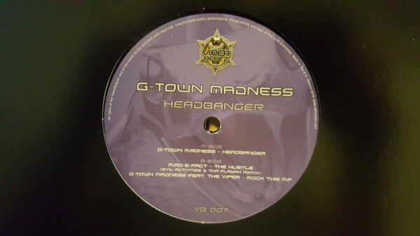 G-Town Madness - Headbanger (repress black sleeve) (12