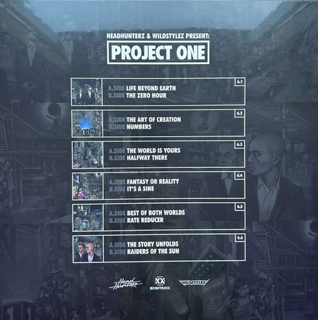 HEADHUNTERZ & WILDSTYLEZ - PROJECT ONE, ORIGIN SERIES BOX (6LP)
